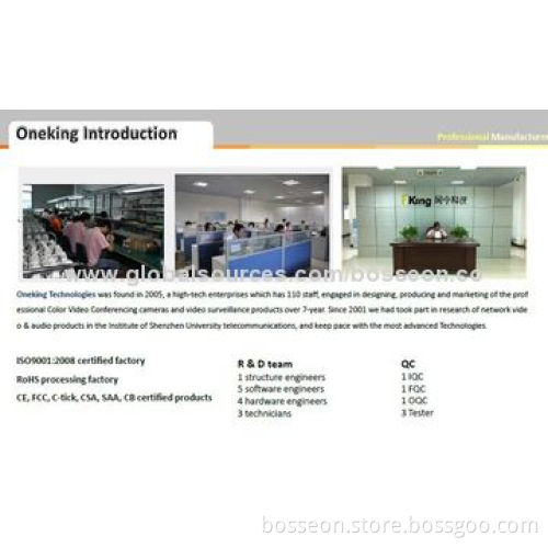 18x Optical Zoom, SD, 550TVL/650TVL, Conference Registration System